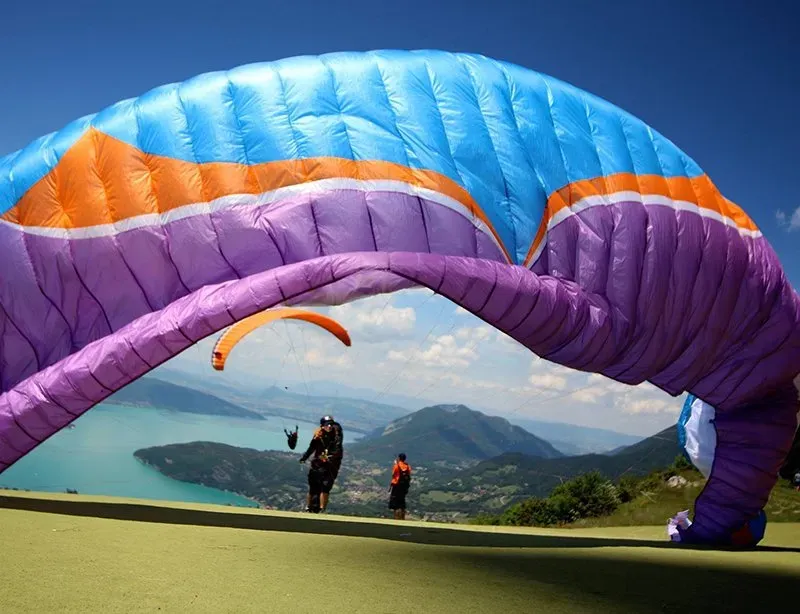 Paragliding in France