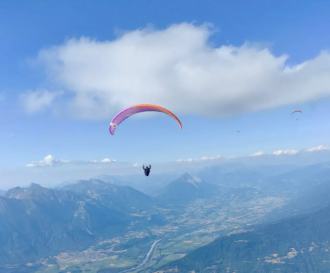 Paragliding on XC flying – Annecy