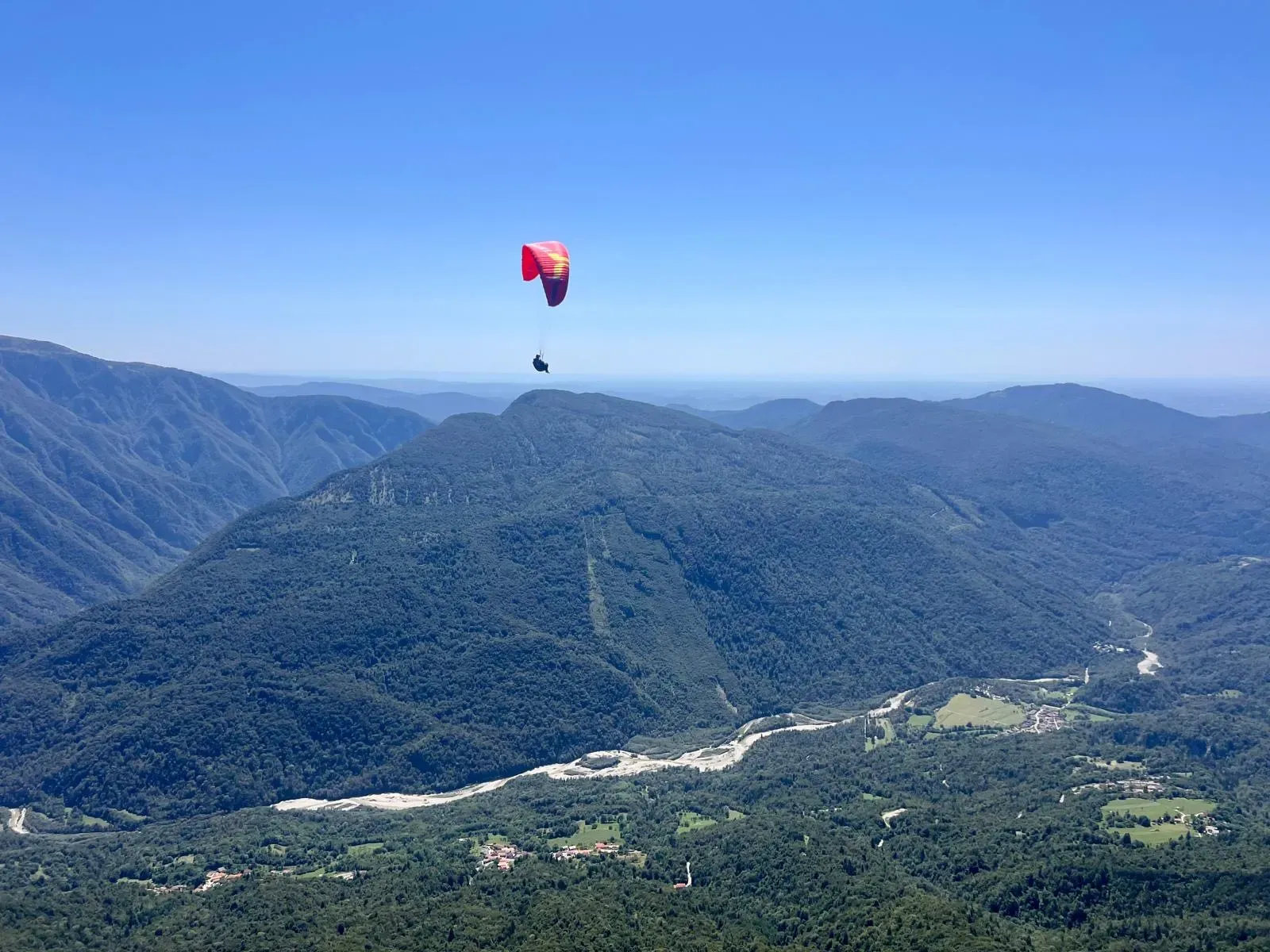 Paragliding on XC flying – Slovenia